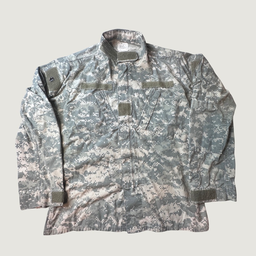 Propper Coat Mens Medium Long ACU Digital Camo Army Combat Uniform Ripstop